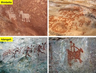 write an essay on prehistoric rock painting in 200 words