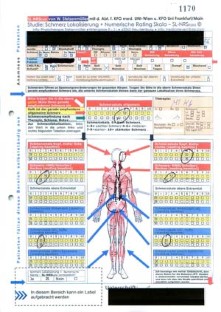 Schmerzlokalisierung bei CMD-Patienten mit modifiziertem