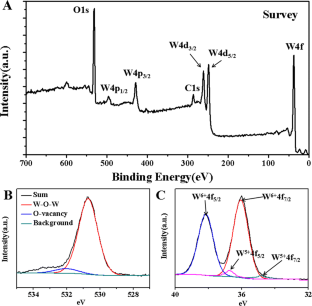 Surface oxygen vacancies induced peroxidase-like activity for W 18 O 49