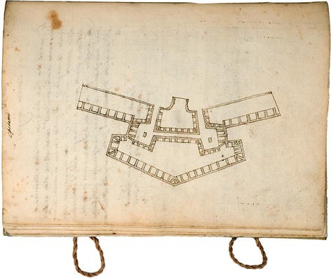 Third plate with figures in the fortification, 1693; Les Forces de  l'Europe, Ou Description des Principales Villes, Avec Leurs Fortifications:  Dessignées PAR LES MEILLEURS Engineers, private party Celles () De La  France