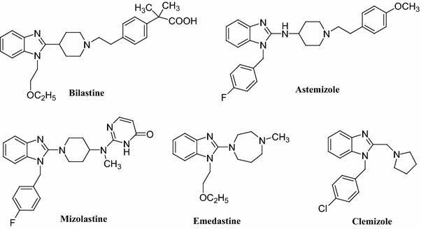Examples of benzimidazole based drugs in clinical use. | Download  Scientific Diagram