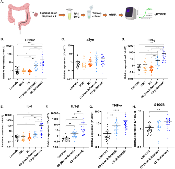 Colonic LRRK2 expression is increased in Crohn's disease but not in ... - Springer Nature
