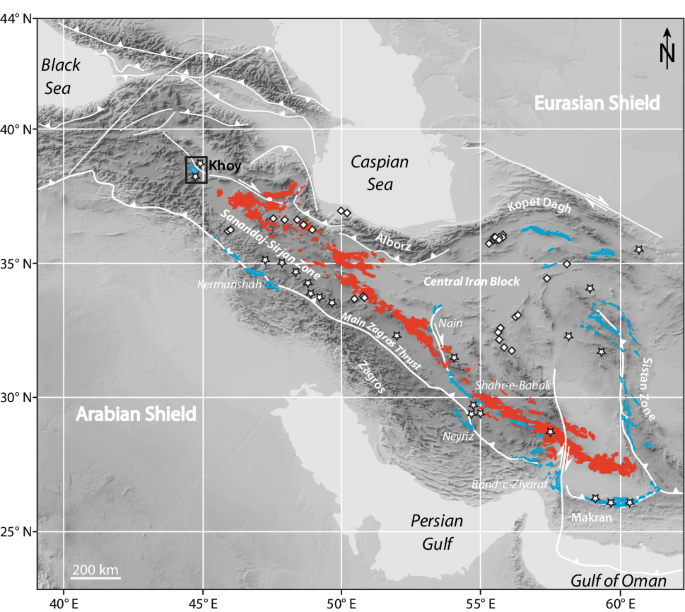 Photograph accompanying Zircon dating recovers a short-lived Cretaceous magmatic arc in northwestern Iran