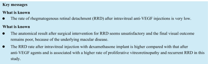 Retinal Detachment - Robson Eye Institute