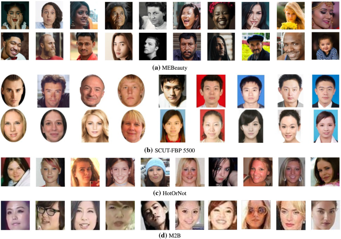 MEBeauty: a multi-ethnic facial beauty dataset in-the-wild | Neural  Computing and Applications