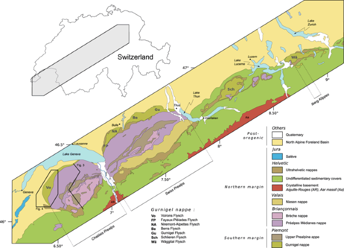Provenance analysis of the Voirons Flysch (Gurnigel nappe, Haute-Savoie,  France): stratigraphic and palaeogeographic implications | International  Journal of Earth Sciences