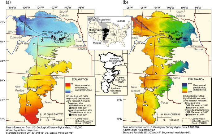 Controls on recharge in thick vadose zones under climate variability and  change | Hydrogeology Journal