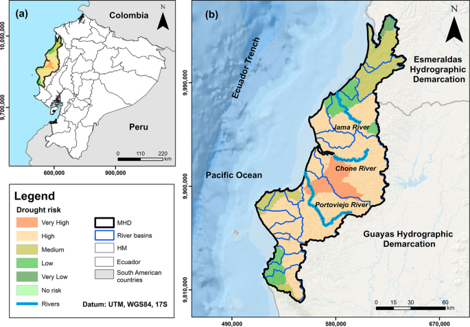 Application of multi-criteria decision making for groundwater potential mapping in Manab , Ecuador - Hydrogeology Journal