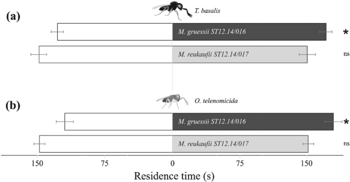 The indirect effect of nectar-inhabiting yeasts on olfactory responses and longevity of two stink bug egg parasitoids