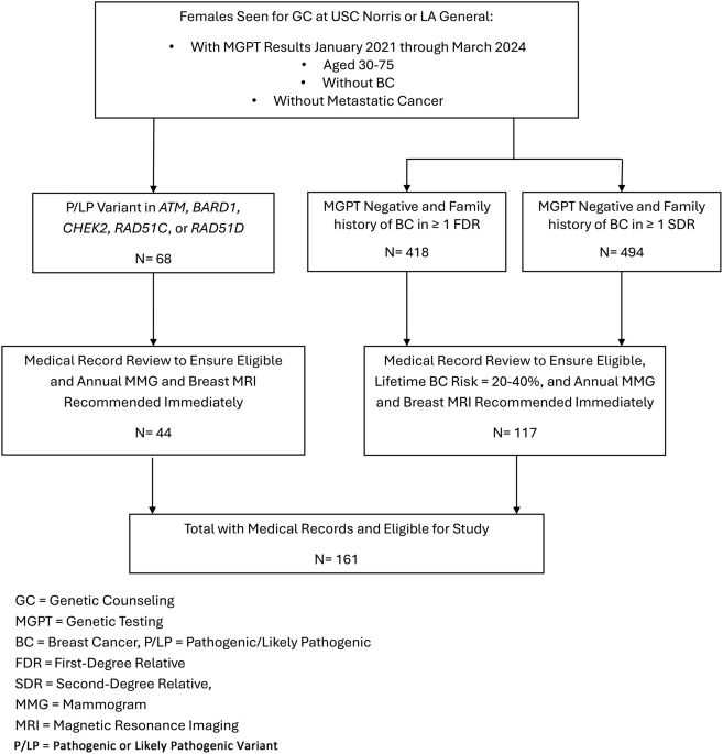 Breast cancer screening adherence after multigene panel testing among women with pathogenic variants in moderate-risk genes or with empirically increased breast cancer risk - Breast Cancer Research and Treatment