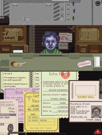 Teaching with videogames: dystopian narratives and 'Papers, Please