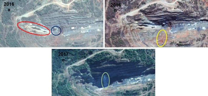 Mining blocks and development plan at Lily mine. (Source: Goldfields 2014)