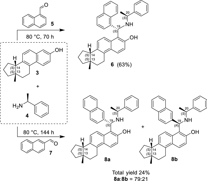 Estrone derived 2-naphthol analogue in the diastereoselective one-pot  Betti-condensation | Molecular Diversity