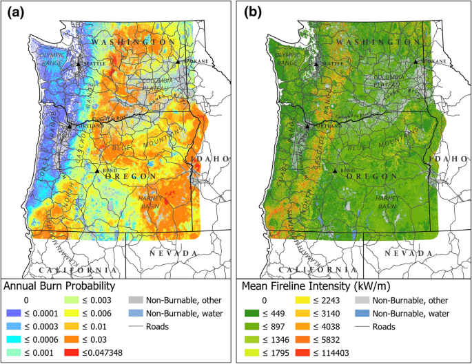 Evaluating fireline effectiveness across large wildfire events in  north-central Washington State, Fire Ecology