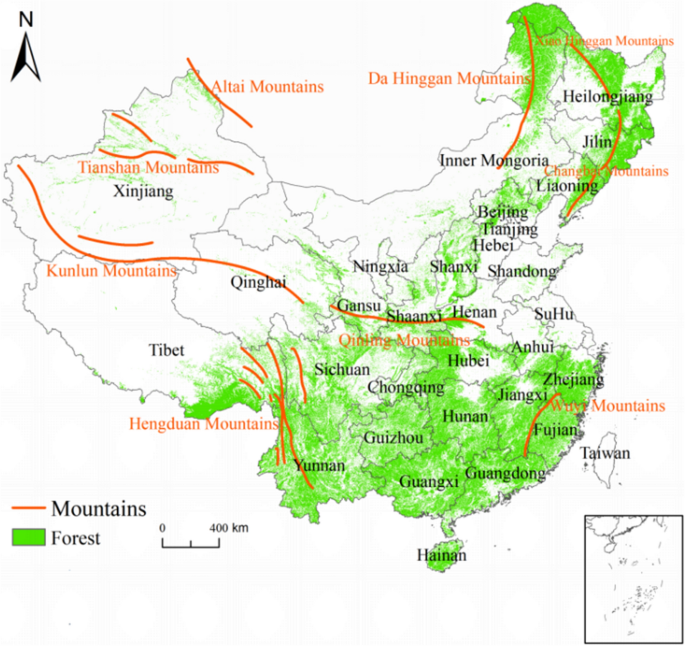 Analysis of spatio-temporal changes in forest biomass in China