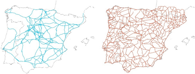 Espana Mapa General De Carreteras General Map of Spain Roads Portugal  Turismo
