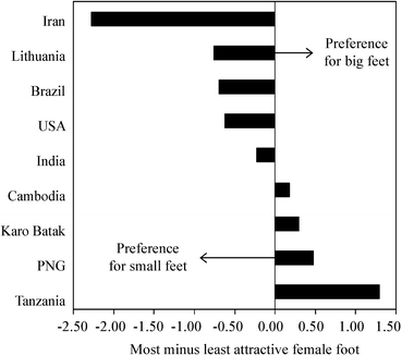 Big Foot Bar Graph