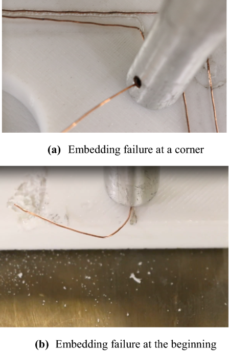 Intermittent Embedding of Wire into 3D Prints for Wireless Power Transfer