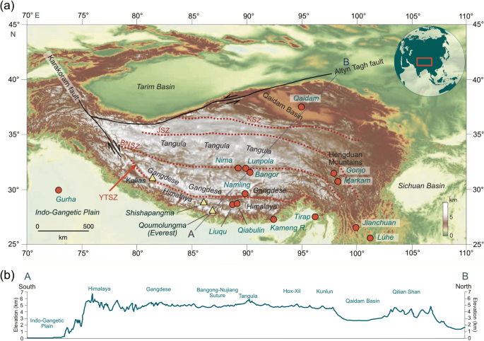 Existence of a continental-scale river system in eastern Tibet during the  late Cretaceous–early Palaeogene