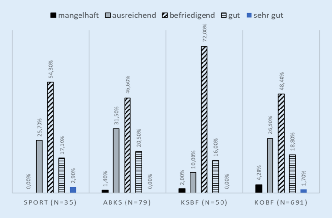 Motorische Leistungsfähigkeit von Kindern in verschiedenen Kindergartenmodellen