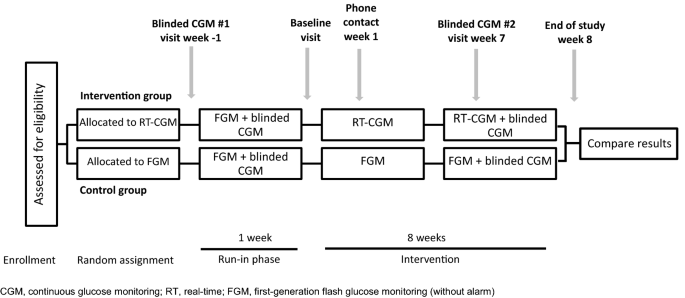 Comparison Between Continuous Versus Flash Glucose Monitoring in Children,  Adolescents, and Young Adults with Type 1 Diabetes: An 8-Week Prospective  Randomized Trial | Diabetes Therapy