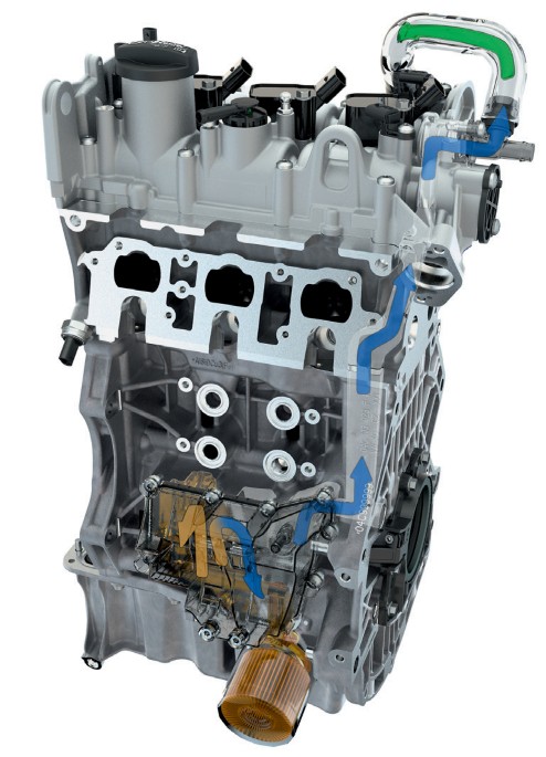 The 1.0-l Three-Cylinder TSI Engine in Volkswagen's Modular Gasoline Engine  System | MTZ worldwide