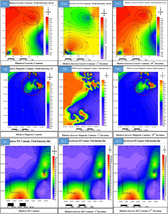 Integrated 2D joint inversion models of gravity, magnetic, and MT for  geothermal potentials: a case study from Gujarat, India