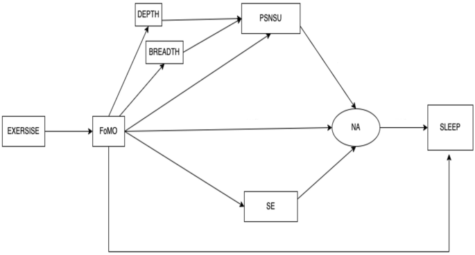 Low self-esteem and high FOMO are psychological mechanisms that