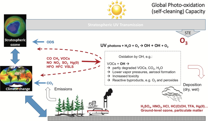 Stratospheric ozone depletion in the Antarctic region triggers intense  changes in sea salt aerosol geochemistry