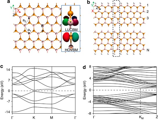 Multi-functional nano-electronics constructed using boron phosphide and silicon carbide nanoribbons
