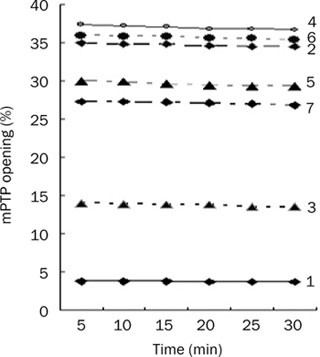 Ginsenoside rb1 protects cardiomyocytes against cocl2-induced apoptosis in neonatal rats by inhibiting mitochondria permeability transition pore openi