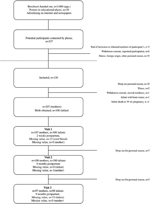 Maternal And Infant Vitamin D Status During The First 9 Months Of