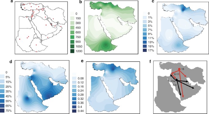 The emergence of Y-chromosome haplogroup J1e among Arabic-speaking  populations | European Journal of Human Genetics