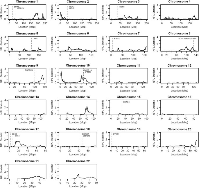 Evidence of linkage to chromosomes 10p15. 3–p15. 1, 14q24. 3–q31. 1 and 9q33. 3–q34. 3 in non-syndromic colorectal cancer families