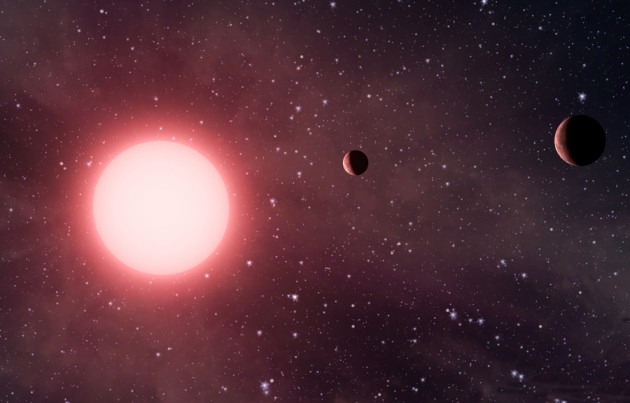 Kepler finds first known tilted solar system