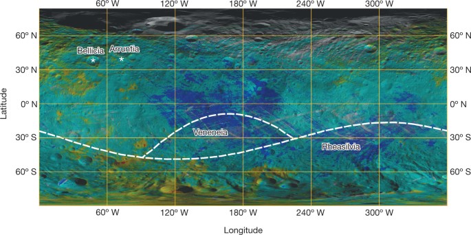 Olivine in an unexpected location on Vesta's surface | Nature