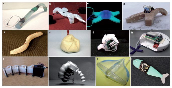 Stifte bekendtskab Eksempel grammatik Design, fabrication and control of soft robots | Nature