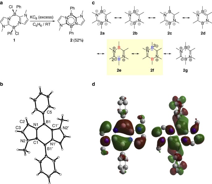 Ambiphilic Boron In 1 4 2 5 Diazadiborinine Nature Communications