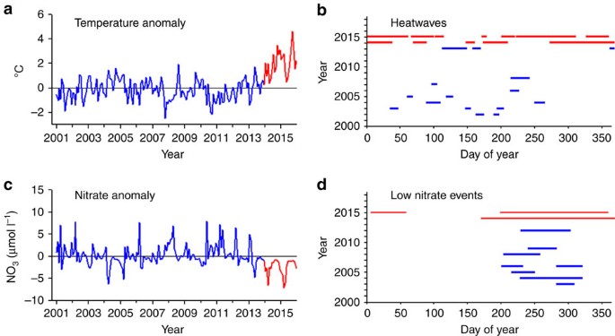 Extreme warming challenges sentinel status of kelp forests as 