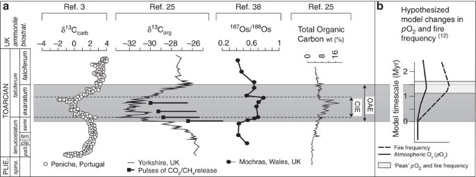 Charcoal evidence that rising atmospheric oxygen terminated Early Jurassic  ocean anoxia | Nature Communications