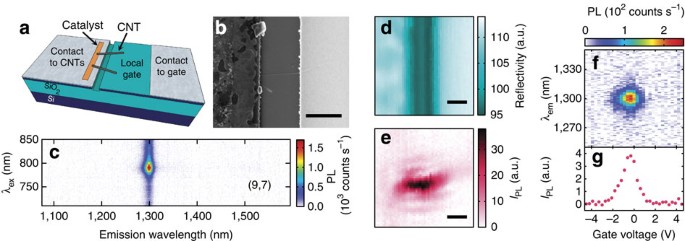Gate Controlled Generation Of Optical Pulse Trains Using Individual Carbon Nanotubes Nature Communications
