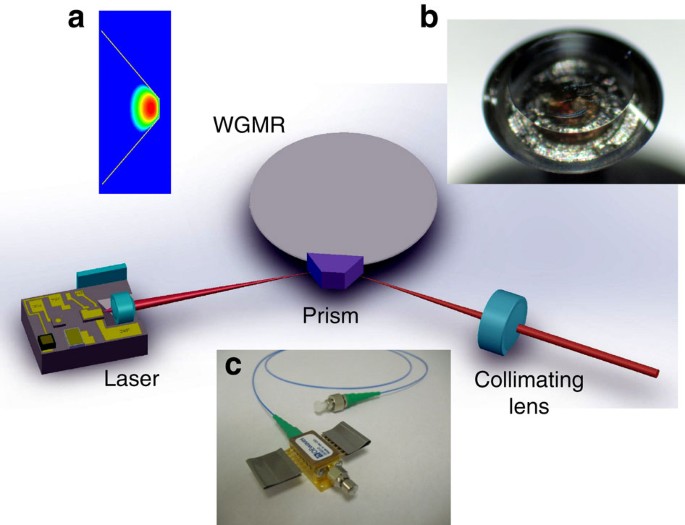 Ultralow noise miniature external cavity semiconductor laser | Nature  Communications