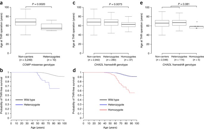 Whole Genome Sequencing Identifies Rare Genotypes In Comp And Chadl Associated With High Risk Of Hip Osteoarthritis Nature Genetics