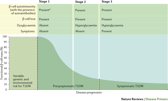 initial presentation of type 1 diabetes)