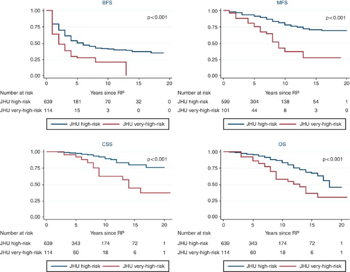 high risk prostate cancer prognosis)