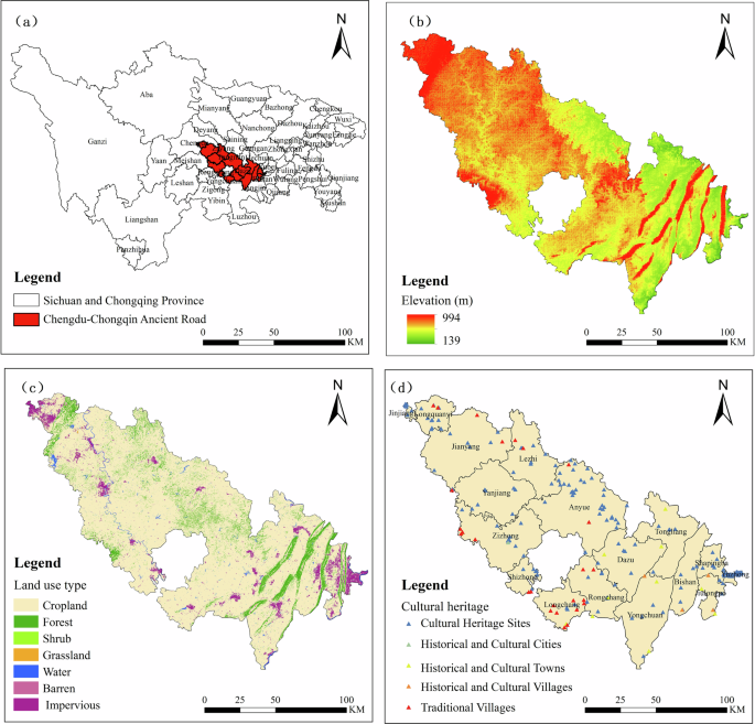 Identification, evaluation, classification of the Chengdu-Chongqing Ancient Road cultural heritage corridor