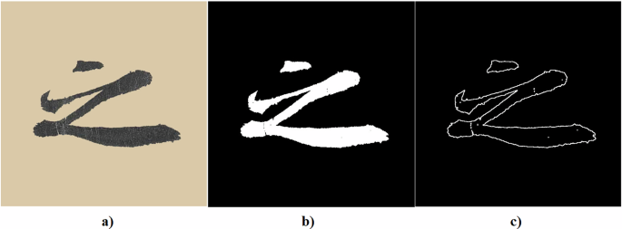 Computer vision analysis of 之 knotting patterns in the Chinese ...