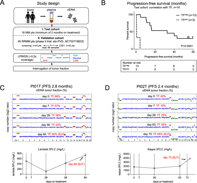 Cell Free Dna For The Detection Of Emerging Treatment Failure In Relapsed Refractory Multiple Myeloma Leukemia
