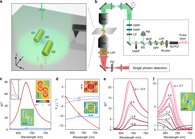 Turning a hot spot into a cold spot: polarization-controlled fano-shaped local-field responses probed by a quantum dot