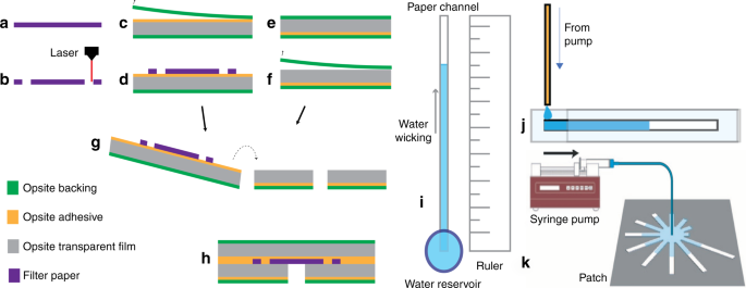 A mass-customizable dermal patch with discrete colorimetric indicators ...